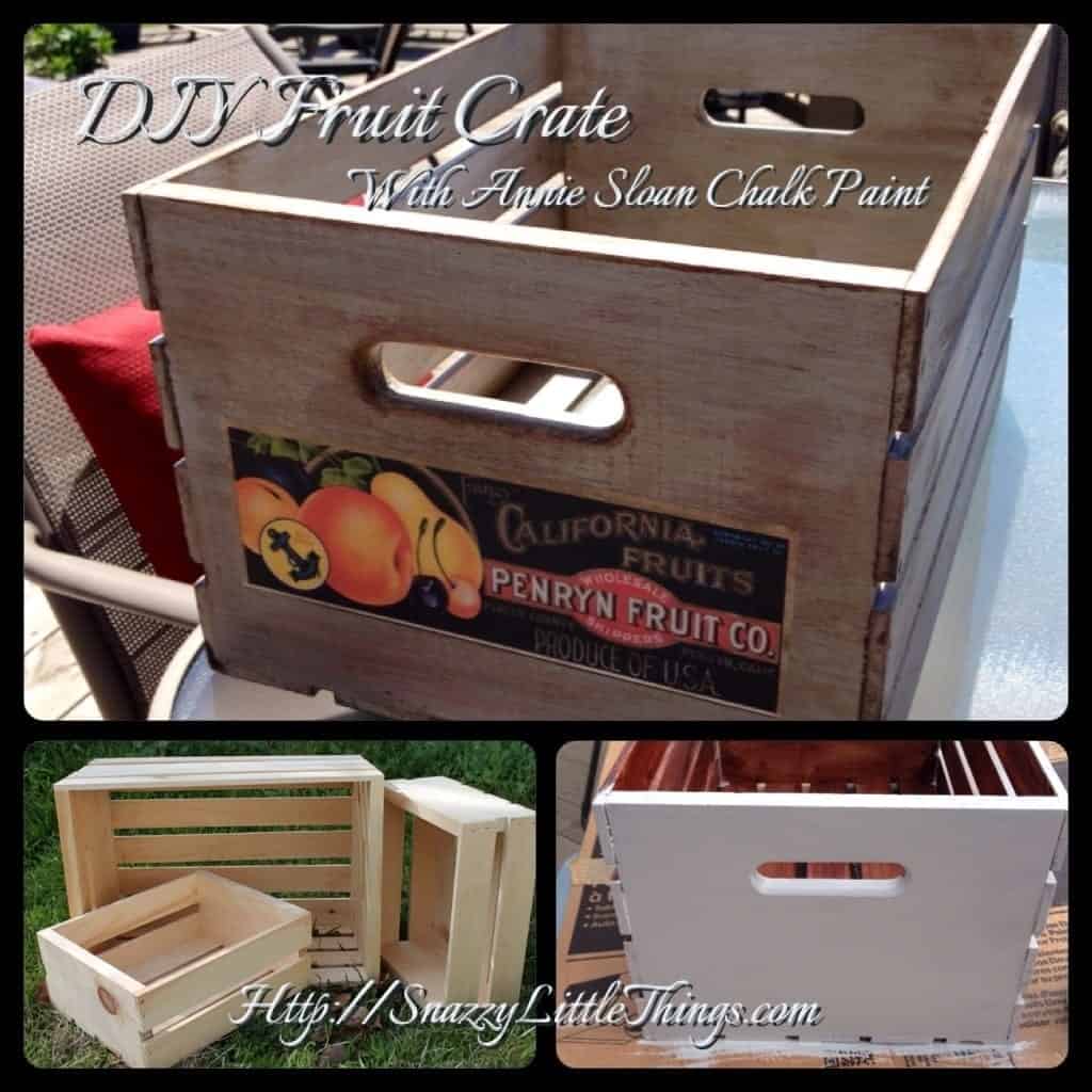 DIY Vintage Fruit Crate