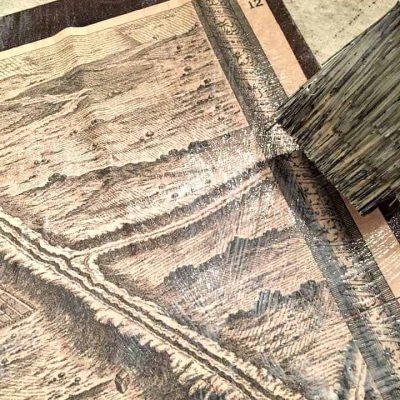 Restoration Hardware Paris Map Knock Off | by SnazzyLittleThings.com