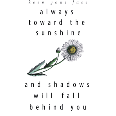 Walt Whitman Sunshine & Shadows Printable by SnazzyLittleThings.com